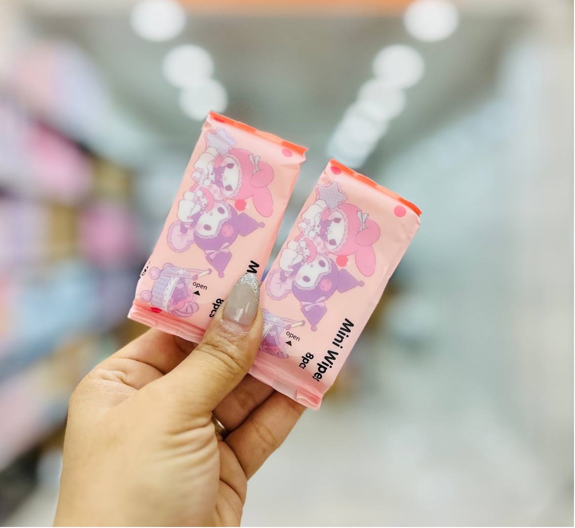 دستمال مرطوب کرومی مینی