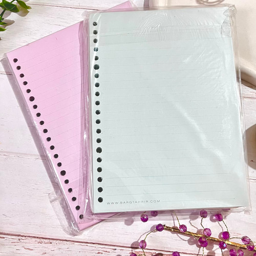 یدک کلاسور پاستلی 20 حلقه تمام رنگی