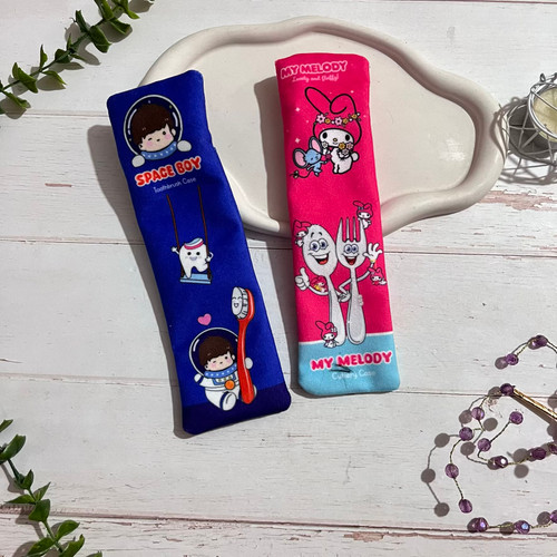 جامسواکی و جا قاشق چنگال مخملی