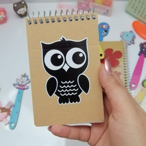 دفترچه یادداشت فانتزی با جلد کرافت