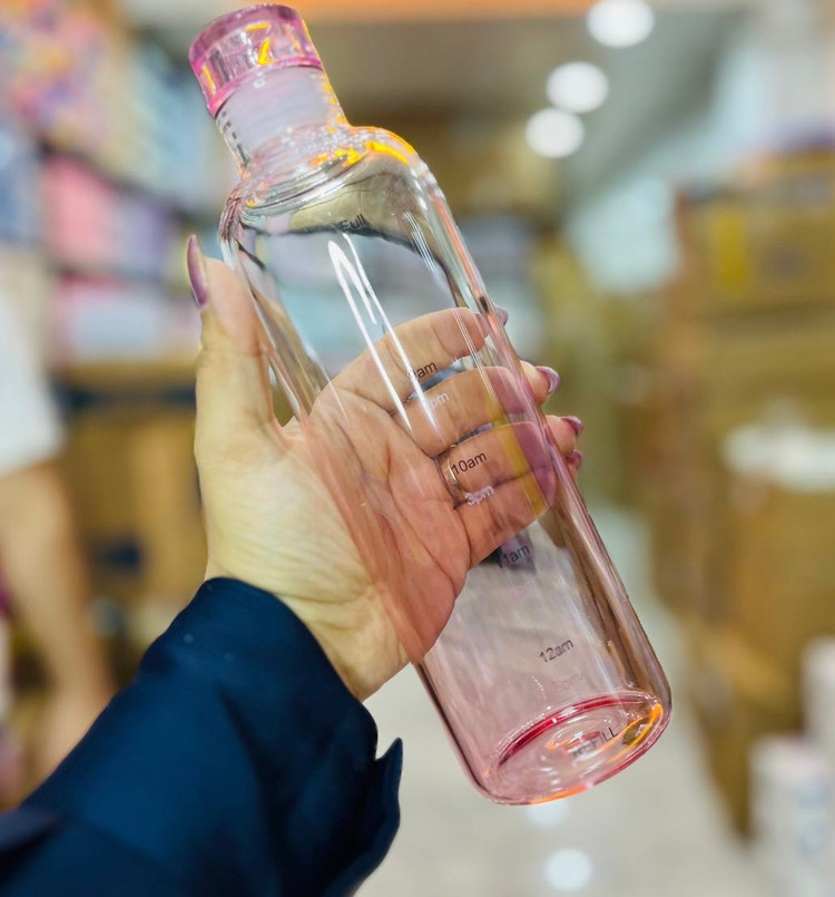 بطری آب پیرکس رنگی